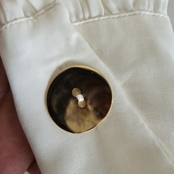 ZARA Surplice Long Sleeve Satin Bodysuit - Picture 6 of 10